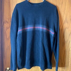 CHEROKEE HEAVYWEIGHT MENS RED AND BLACK STRIPPED SWEATER XL CUTE SWEATER 🍀 2